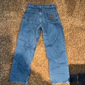 Carhartt Lined Classic Blue Denim Jeans